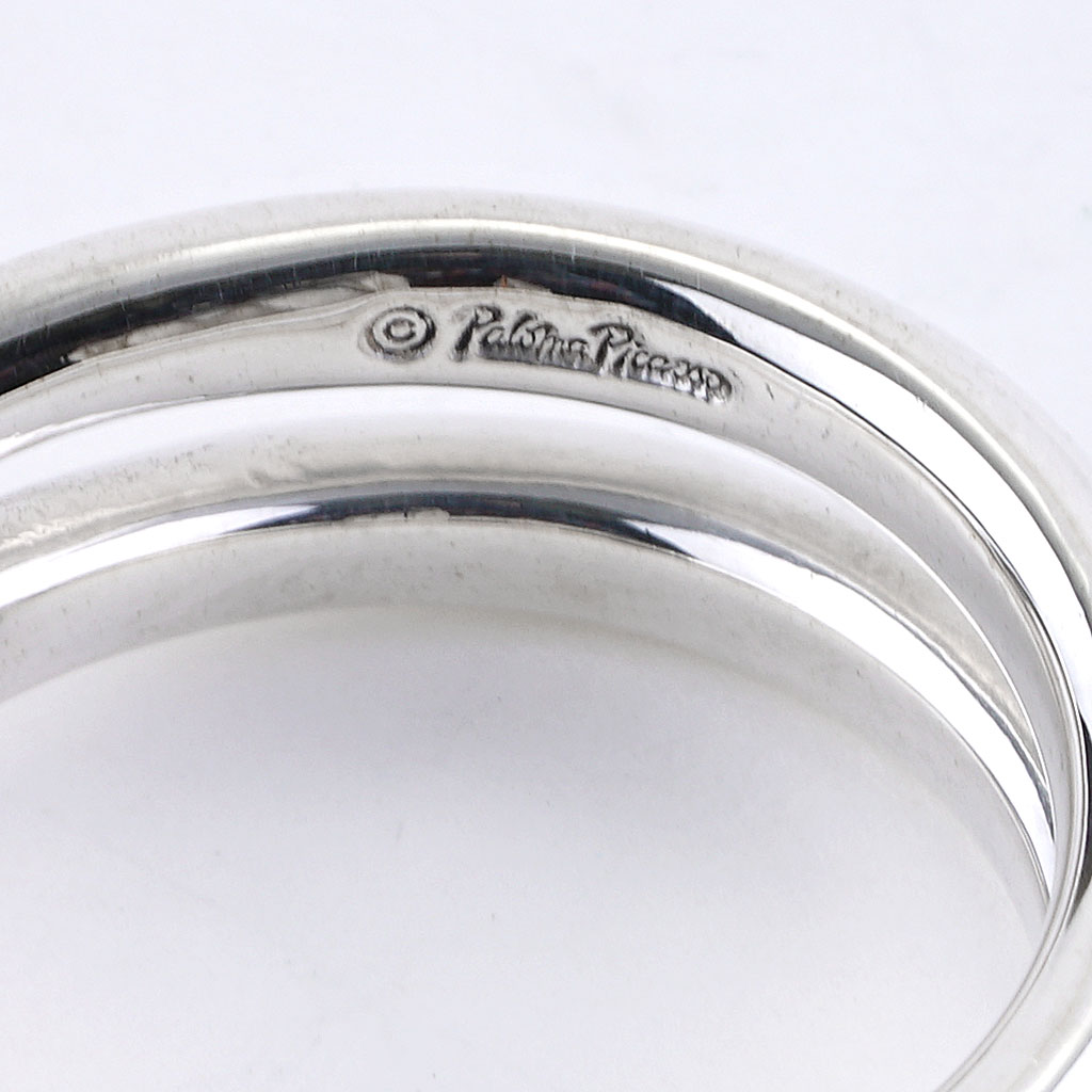 tiffany co paloma picasso crossover ring in silver 11869 106