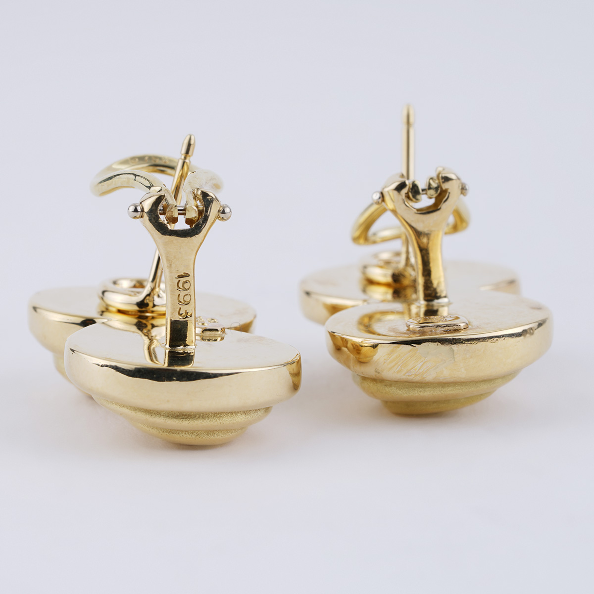 Tiffany & Co. Spiro Swirl 18K Yellow Gold Earrings Vintage | New 