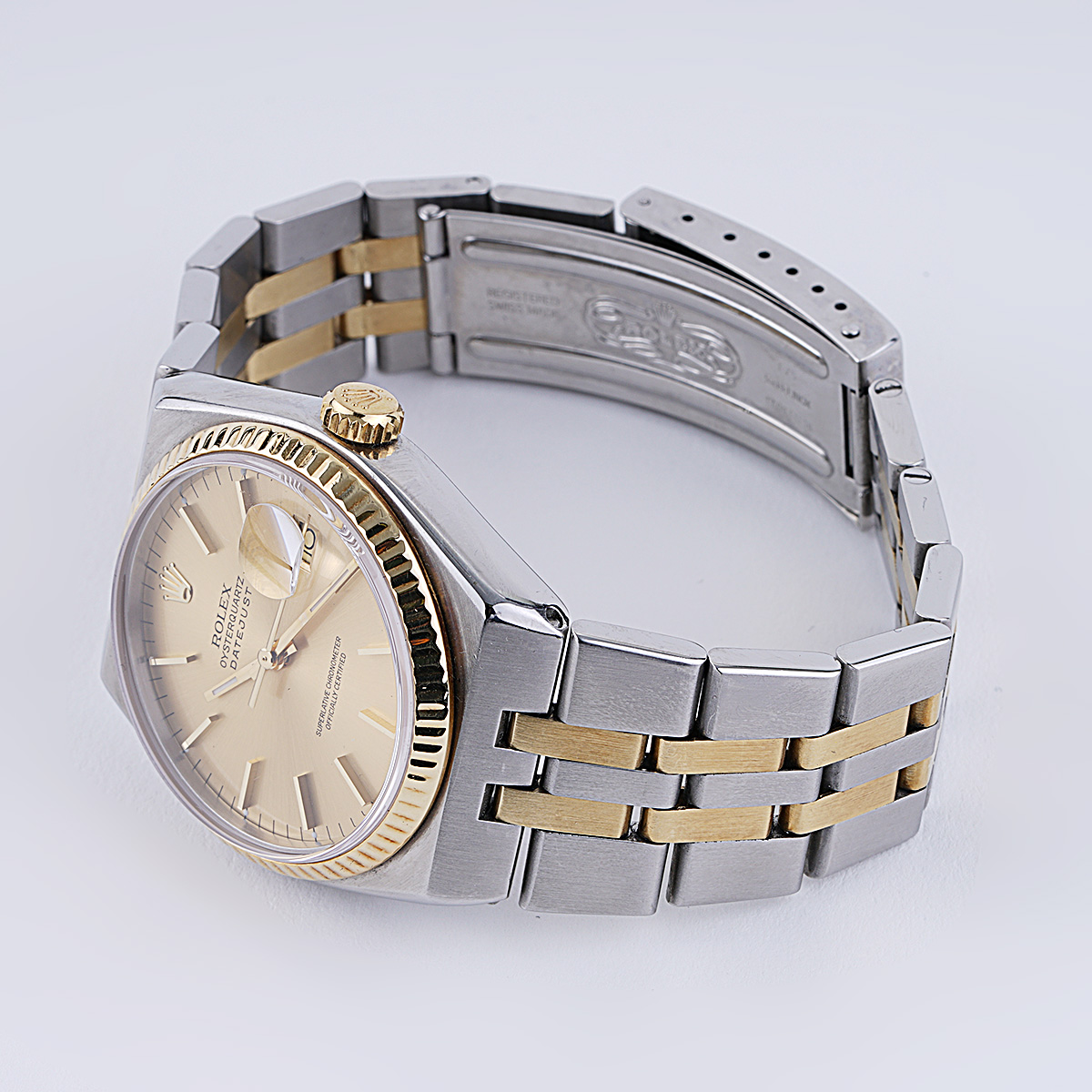 Rolex oysterquartz shop two tone